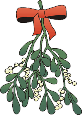 a mistletoe branch